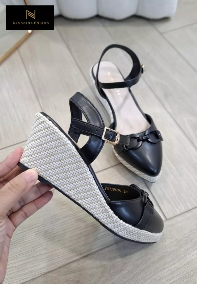 Wedge Elodie Black