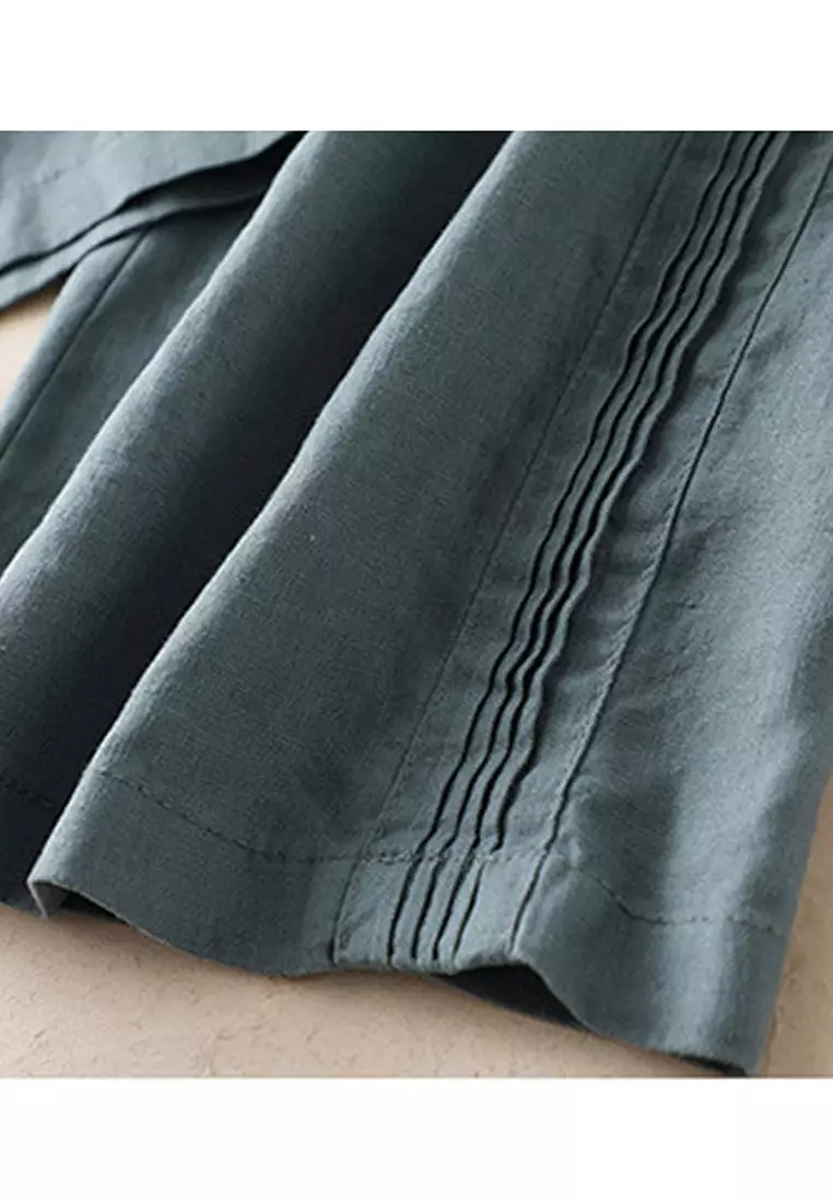Loose Straight Cotton-flax Pants RZ9031