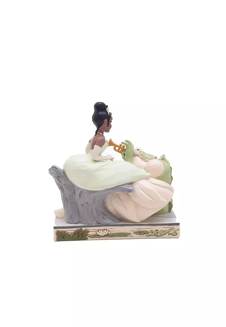 Disney Traditions White Woodland Tiana with Louie