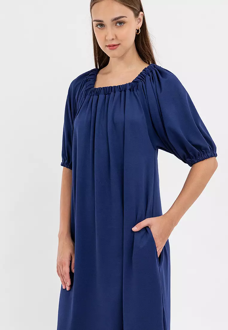 Martha Square Neck Dress
