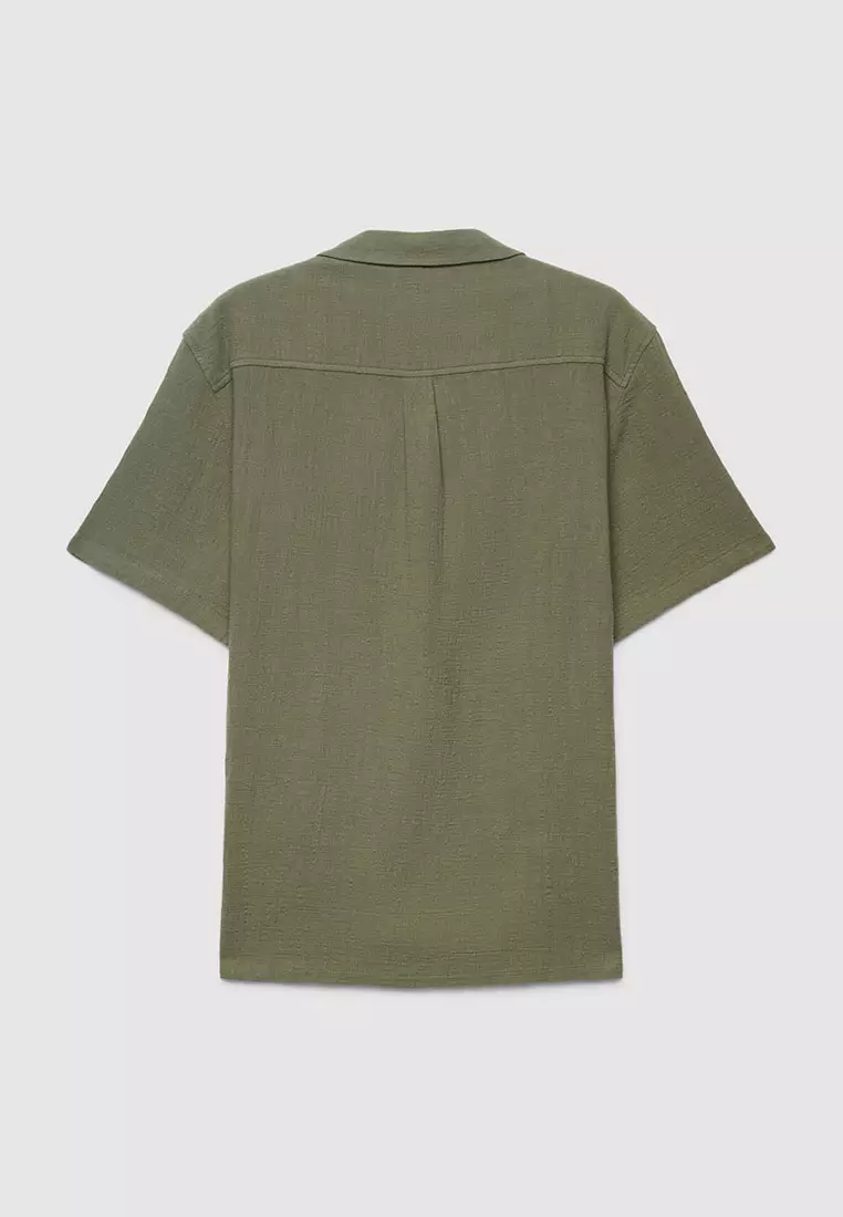 Men's Plain Bowling Shirt