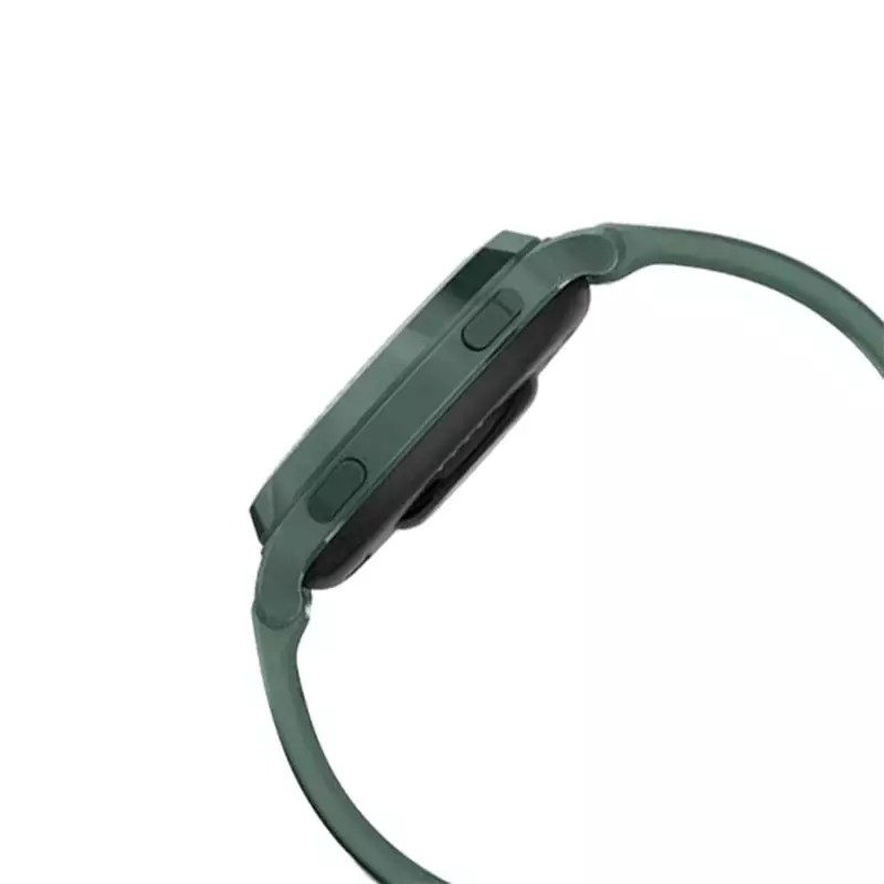 Jam Tangan Wanita Garmin Lily 2 Active 010-02891-52 Smartwatch Petite Digital Dial Jasper Green Silicone Strap