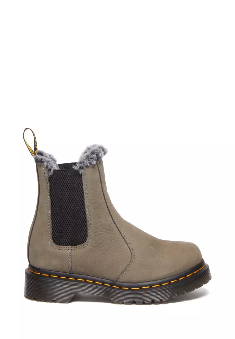 Buy Dr. Martens 2976 LEONORE FAUX FUR LINED NUBUCK CHELSEA BOOTS