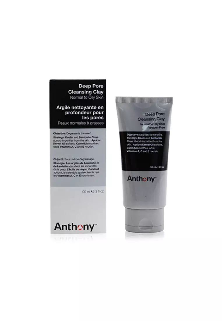 ANTHONY - Logistics For Men Deep Pore Cleansing Clay (Normal To Oily Skin) 90g/3oz.