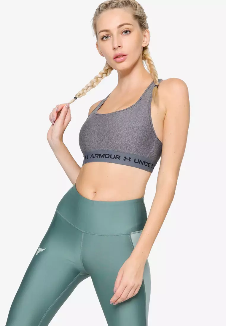 Crossback Mid Heather Bra