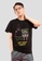 FOREST black Forest X Spongebob Special Embroidered & Neon Printed Round Neck Tee - FS20018-01Black 2F4BAAA7F7F881GS_2
