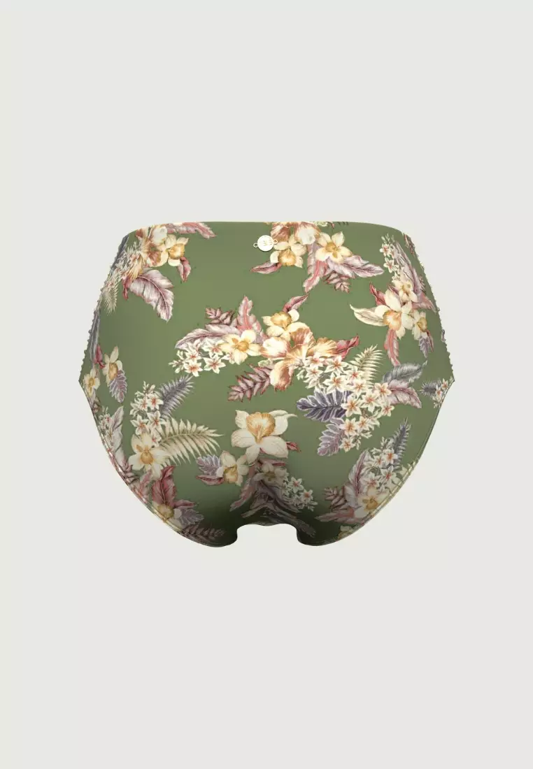 Desert Tropics Olive High Waisted Pant