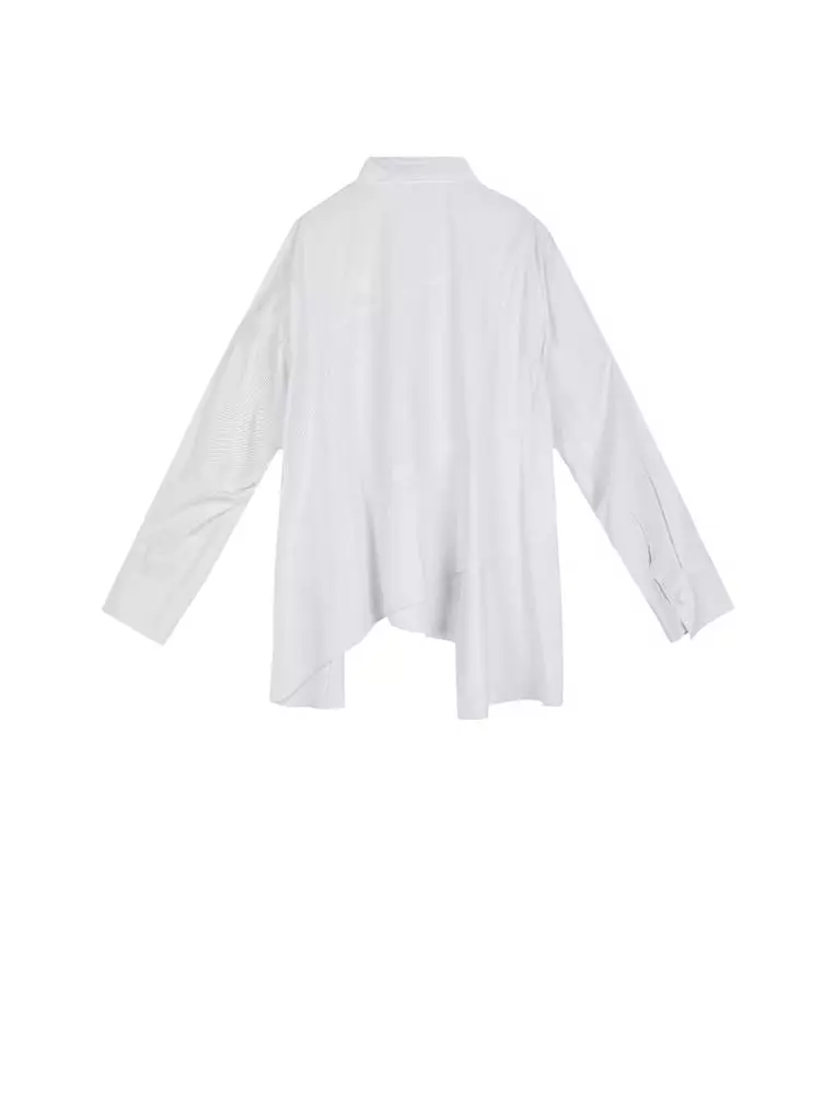 Loose long-sleeved top