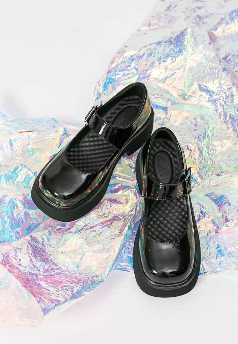 5CM Leather Mary Jane Shoes MZ0071