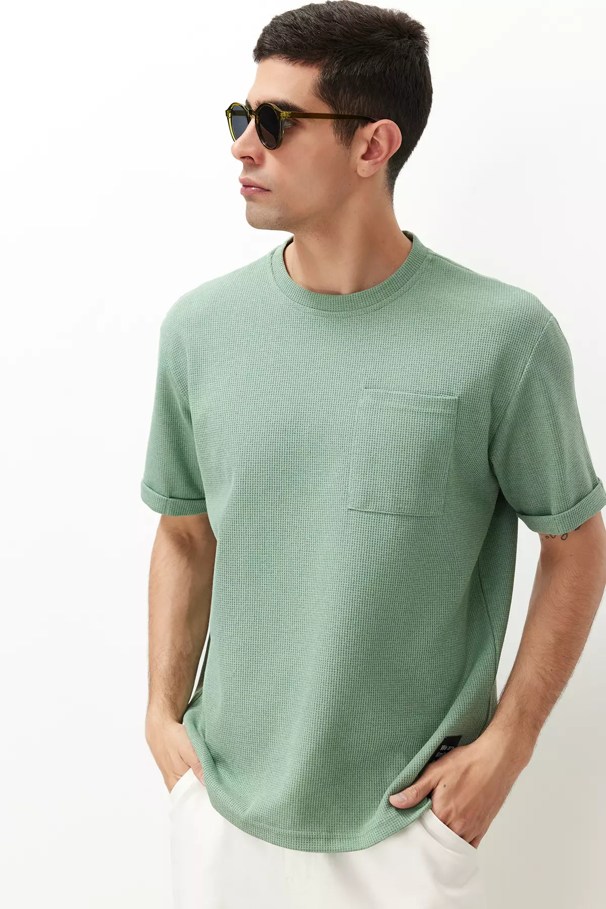 Waffle Knit T-Shirt