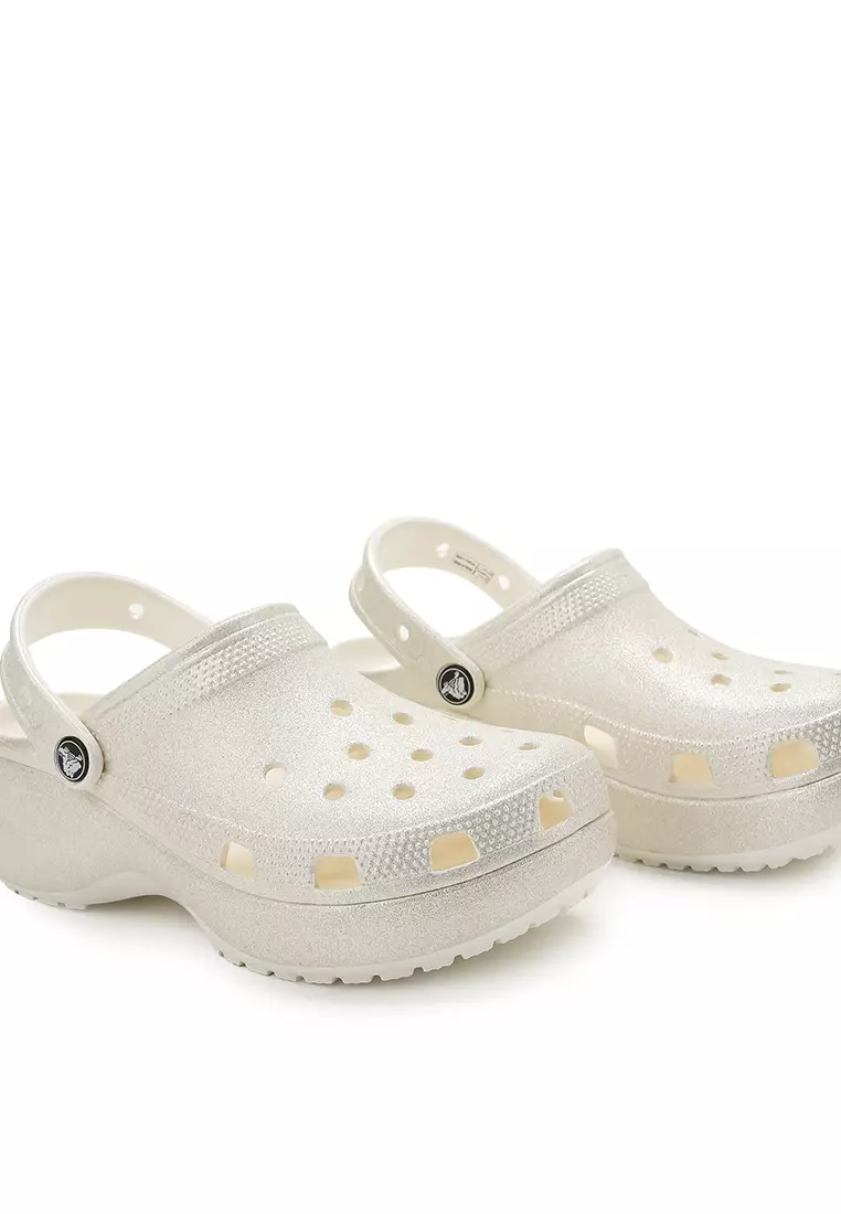 Classic Platform Glitter Clog