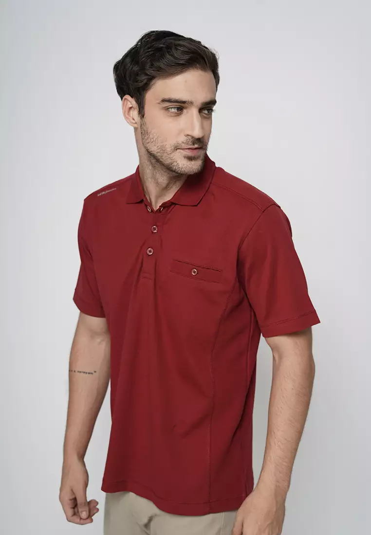 LGS - Kaos Polo Basic Pria - Classic Essential Shirt - Lengan Pendek - Warna - Basic - Polos - Single Pocket - CWS.225.C3068