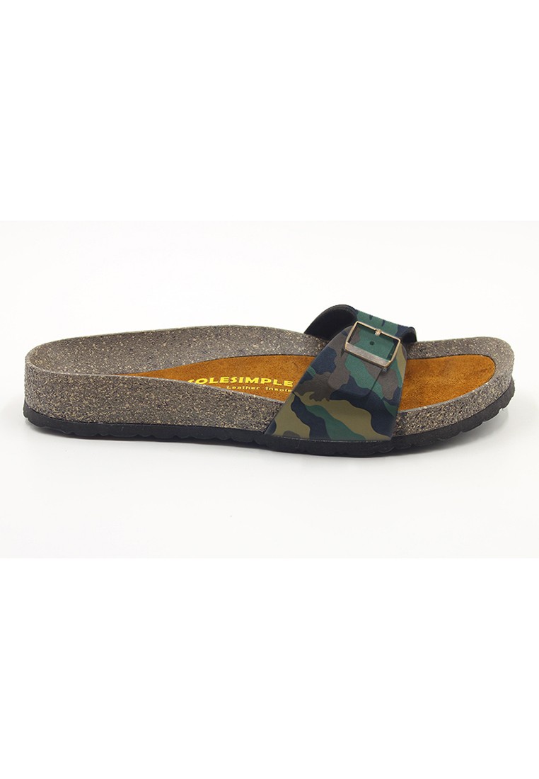 Lyon - Camouflage Leather Sandals & Flip Flops & Slipper
