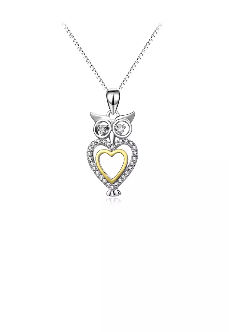 Cute owl top necklace
