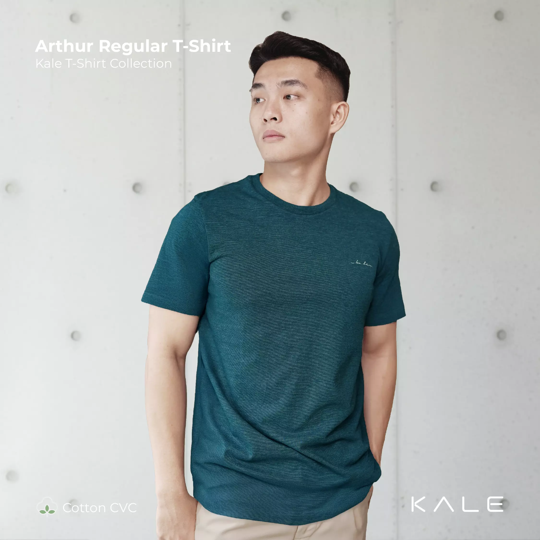KALE ARTHUR REGULER TOSCA T-shirt Reguler Cotton Viscose Asian Fit Warna