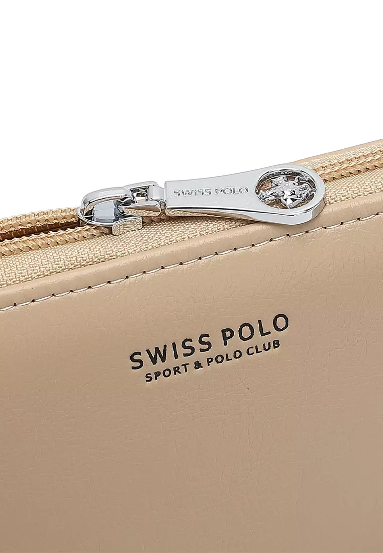 Women's Long Zipper Wallet - Apricot