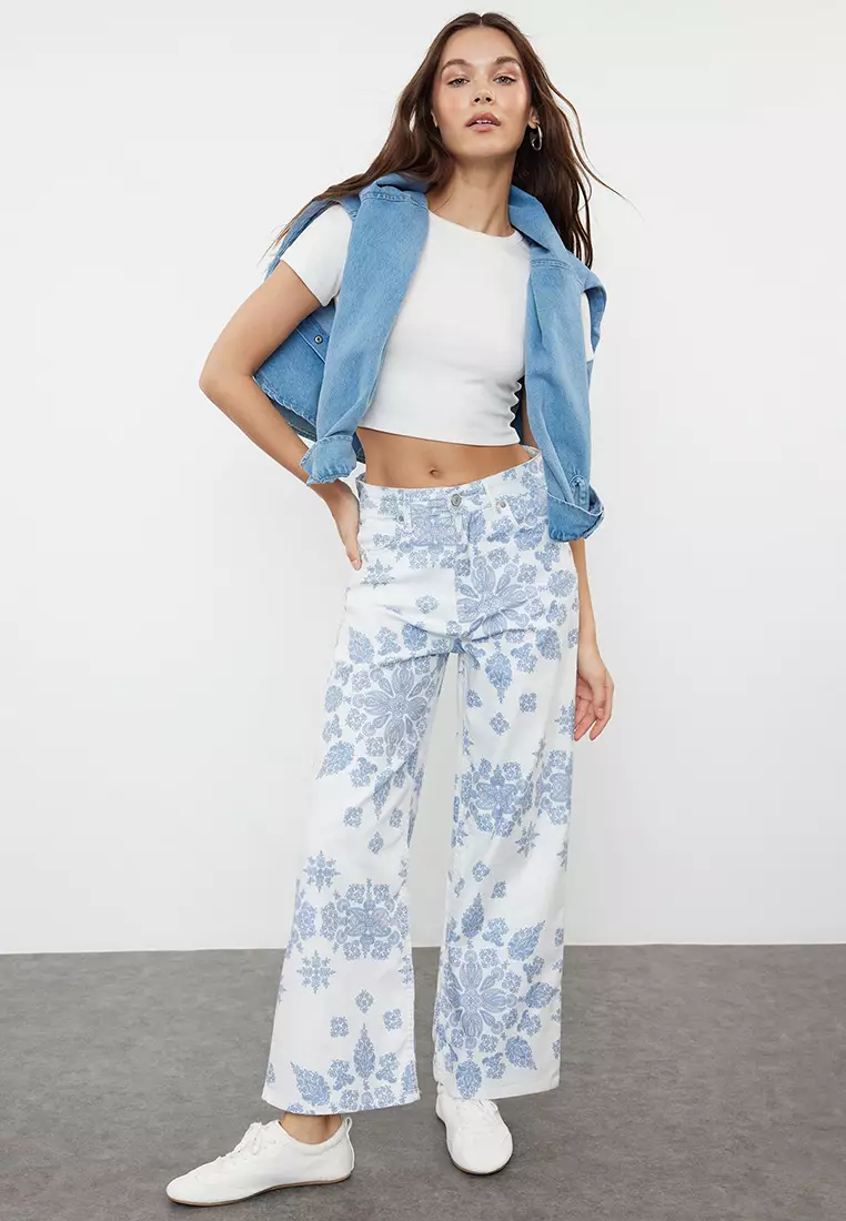Printed Jeans