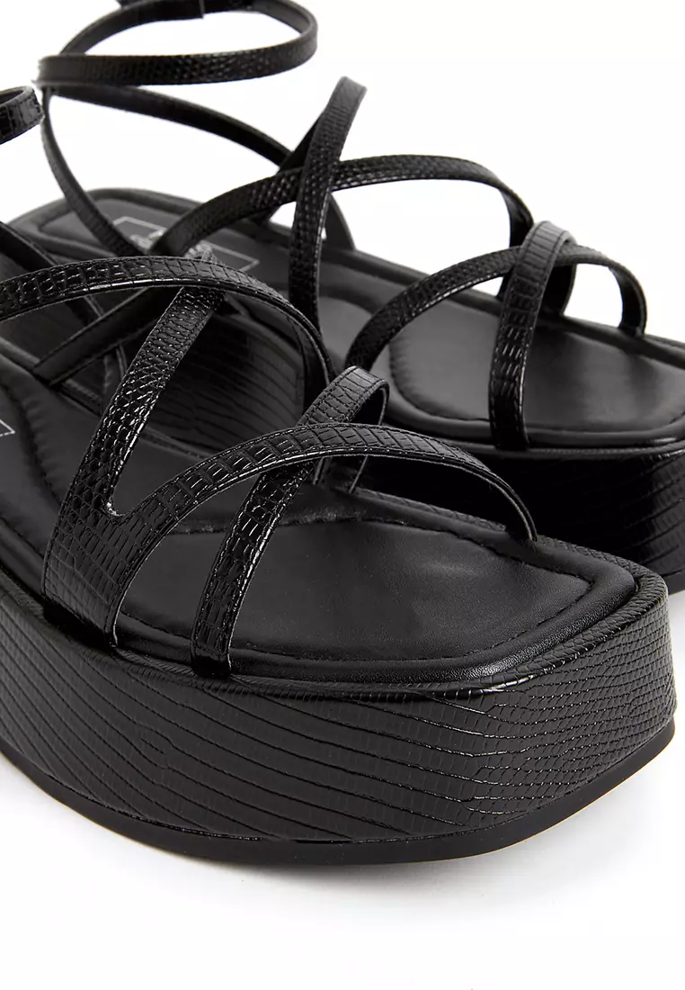 Strappy Flatform Sandals