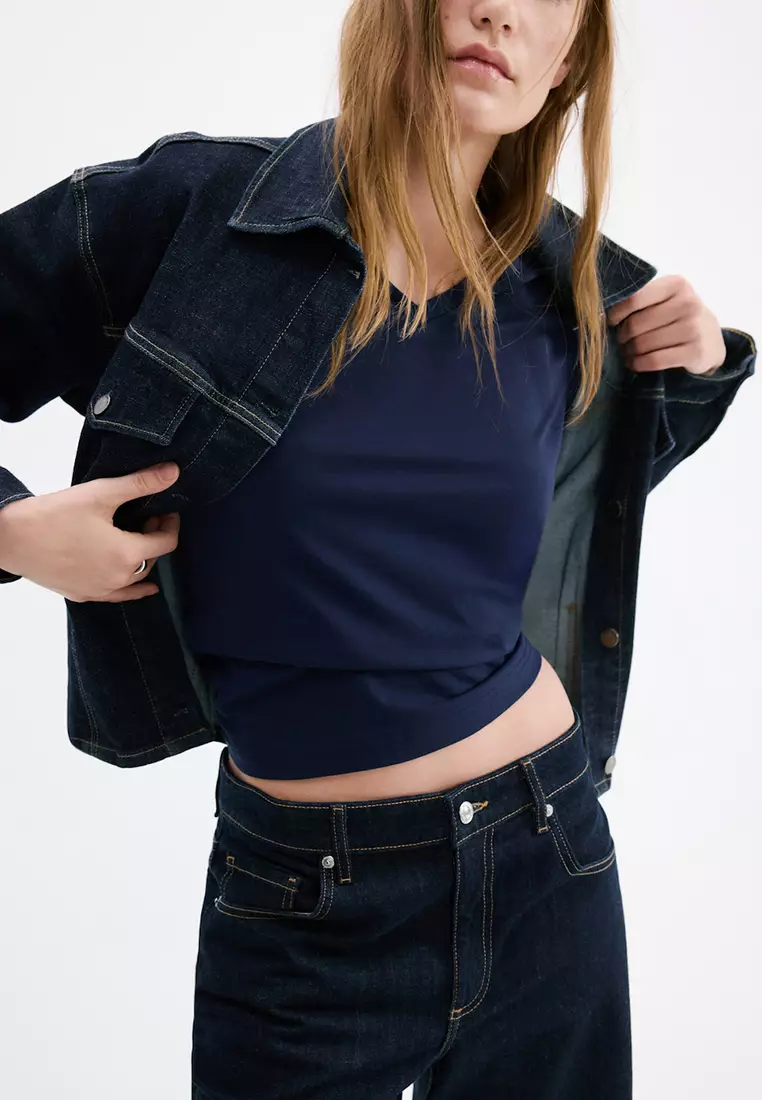 V-Neck Cotton T-Shirt