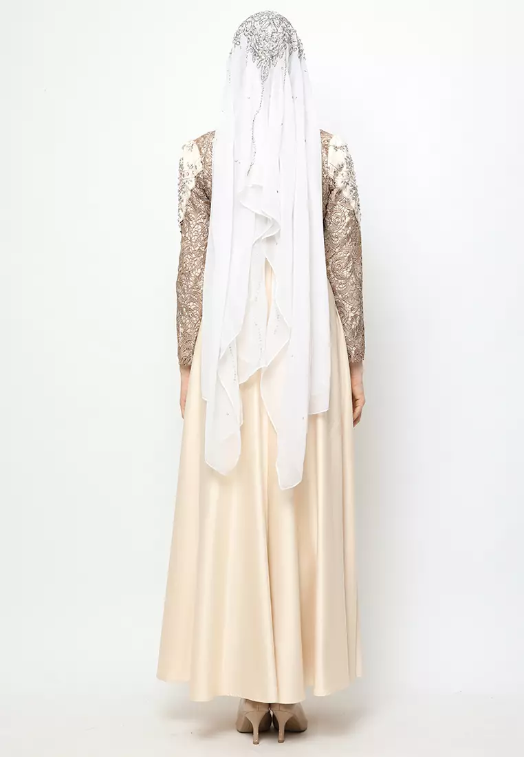Bibiq Gamis Brokat Satin