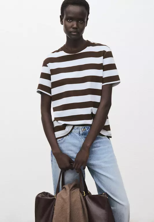 Striped Short-Sleeved T-Shirt