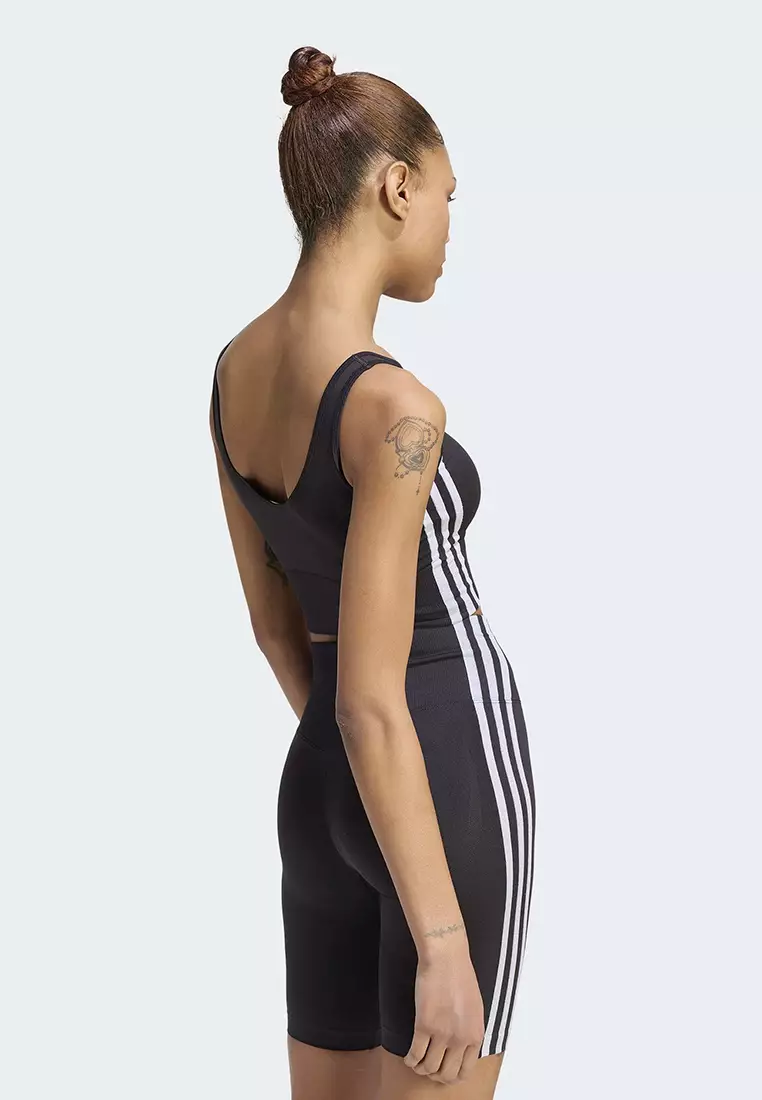 Essentials 3 Stripes Seamless Bralette