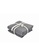 Milliot & Co. grey Yumi Stripy Super Single 4-pieces Quilt Cover Set 3F60CHLF559DFAGS_6