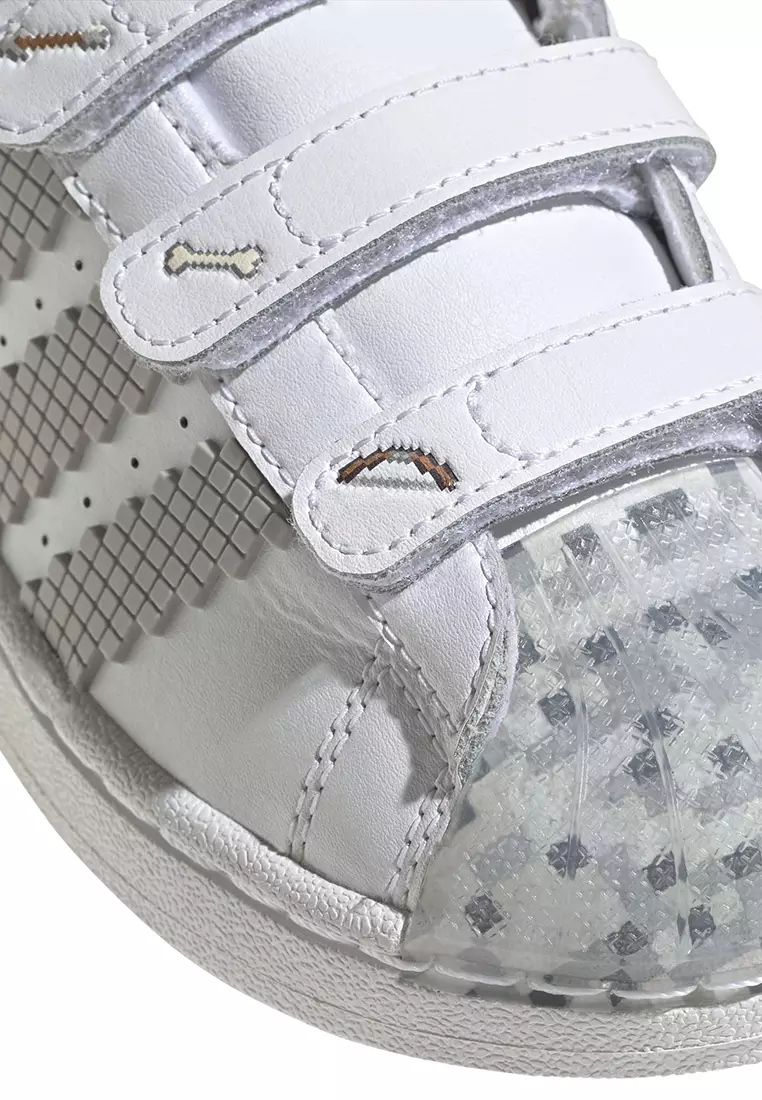 Superstar II Comfort Closure x Minecraft Shoes