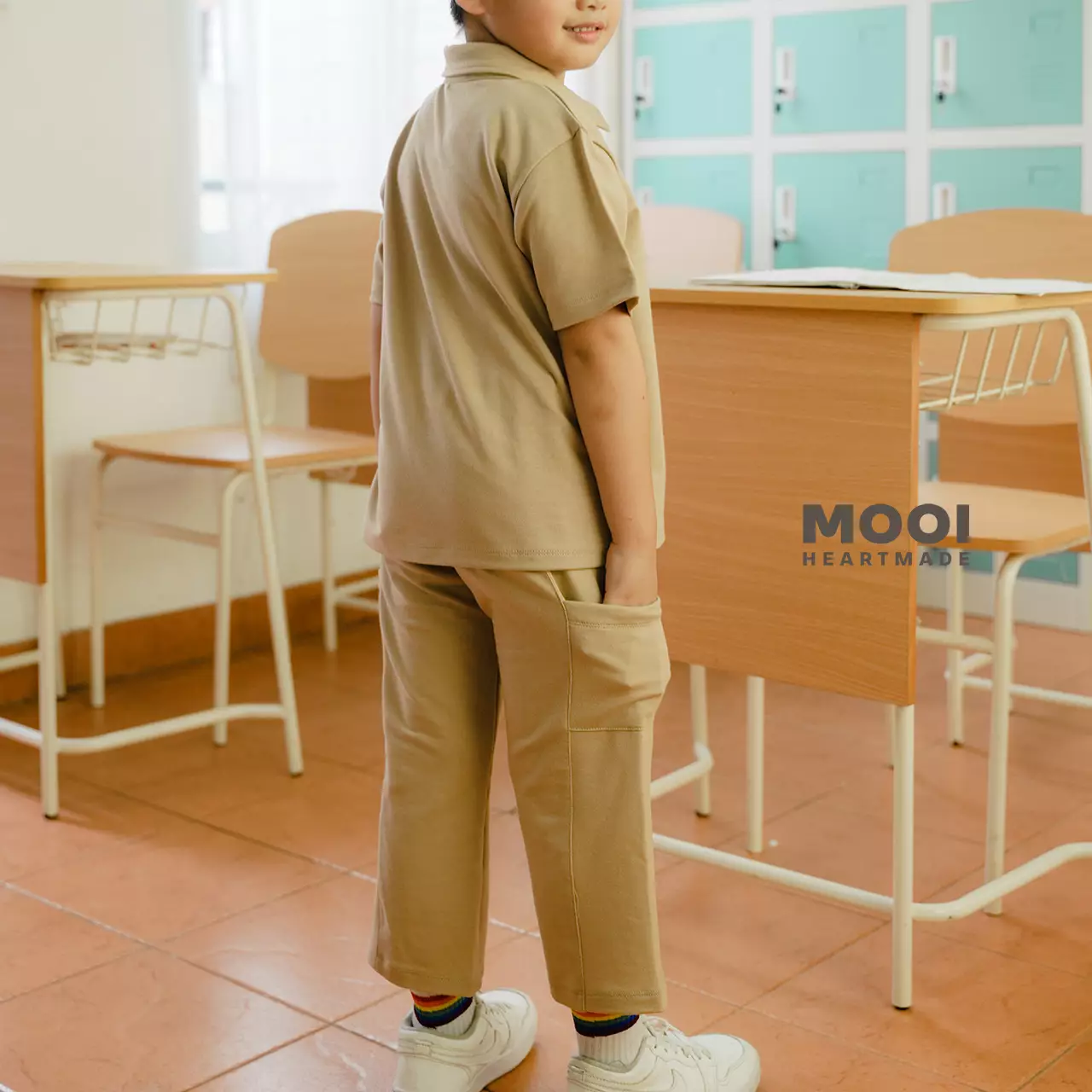 Mooi Celana Panjang Anak Laki-Laki Frey Long Pants - Steel Navy