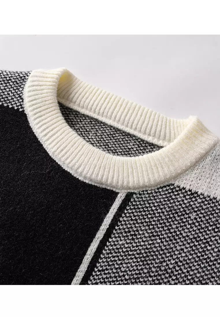 Color Matching Knit Sweater AY-my6812