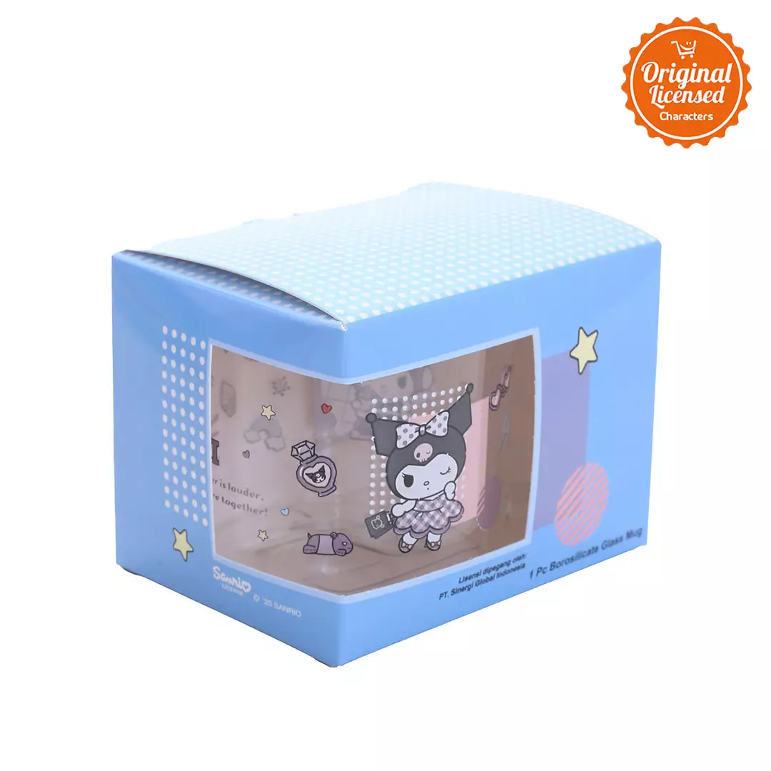 Sanrio Glassware Medium Kuromi 8x8.5 cm