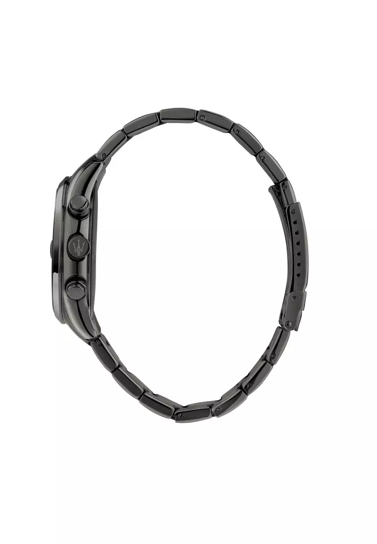 【2 Years Warranty】Maserati Attrazione 43mm Men's Quartz Watch Luminous Dial Hands R8853151012 Japan Movement