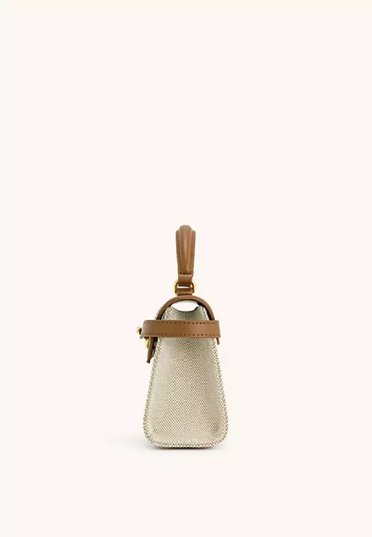 Elise Top Handle Bag - Canvas