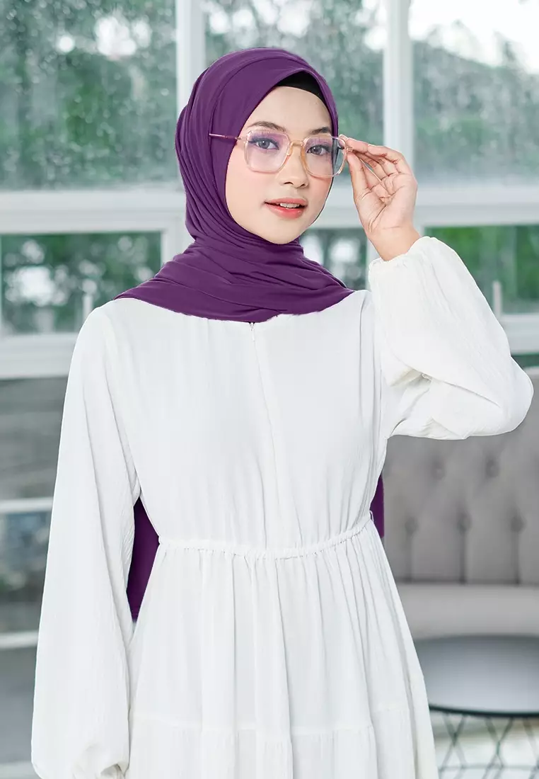 HIJAB INSTAN ZENYA - DARK PURPLE