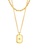 CELOVIS gold CELOVIS - Eolia Engravable Bar Pendant Necklace in Gold FBF8DAC16AD4F9GS_1