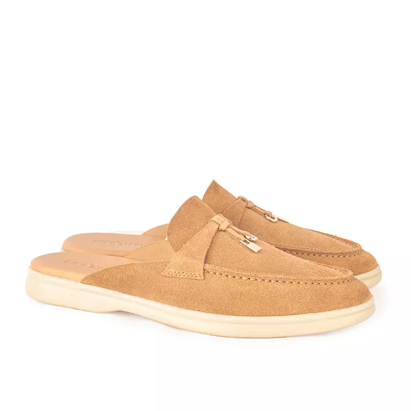 Sepatu Wanita Casual Loafer Gino Mariani Emery 2 Tan