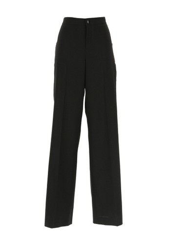 RED VALENTINO black Red Valentino Side Stud Trousers in Black 9128AAA93E4917GS_1
