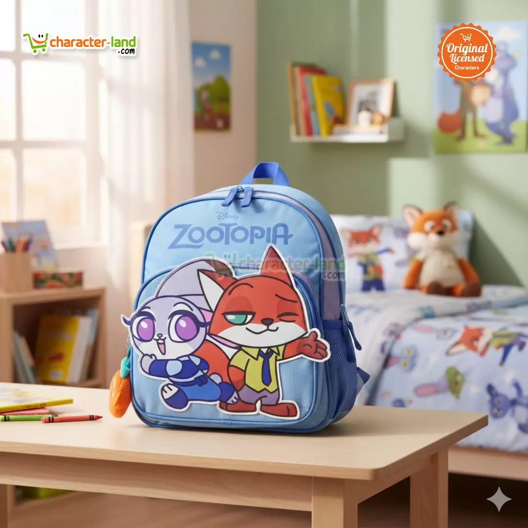 Tas Ransel Anak Sekolah Zootopia Original - Tas Punggung Judy Nick Lucu - 27x23 cm Type 2