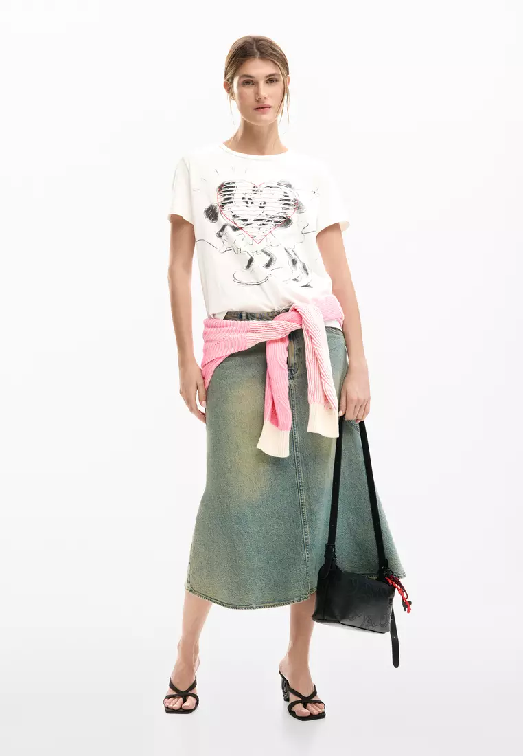 Medium bag with Mickey Mouse™ appliqués