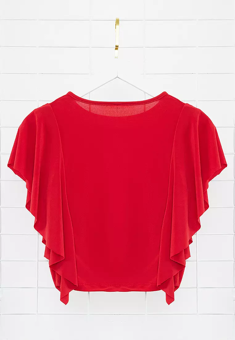 Flutter Sleeves Blouse