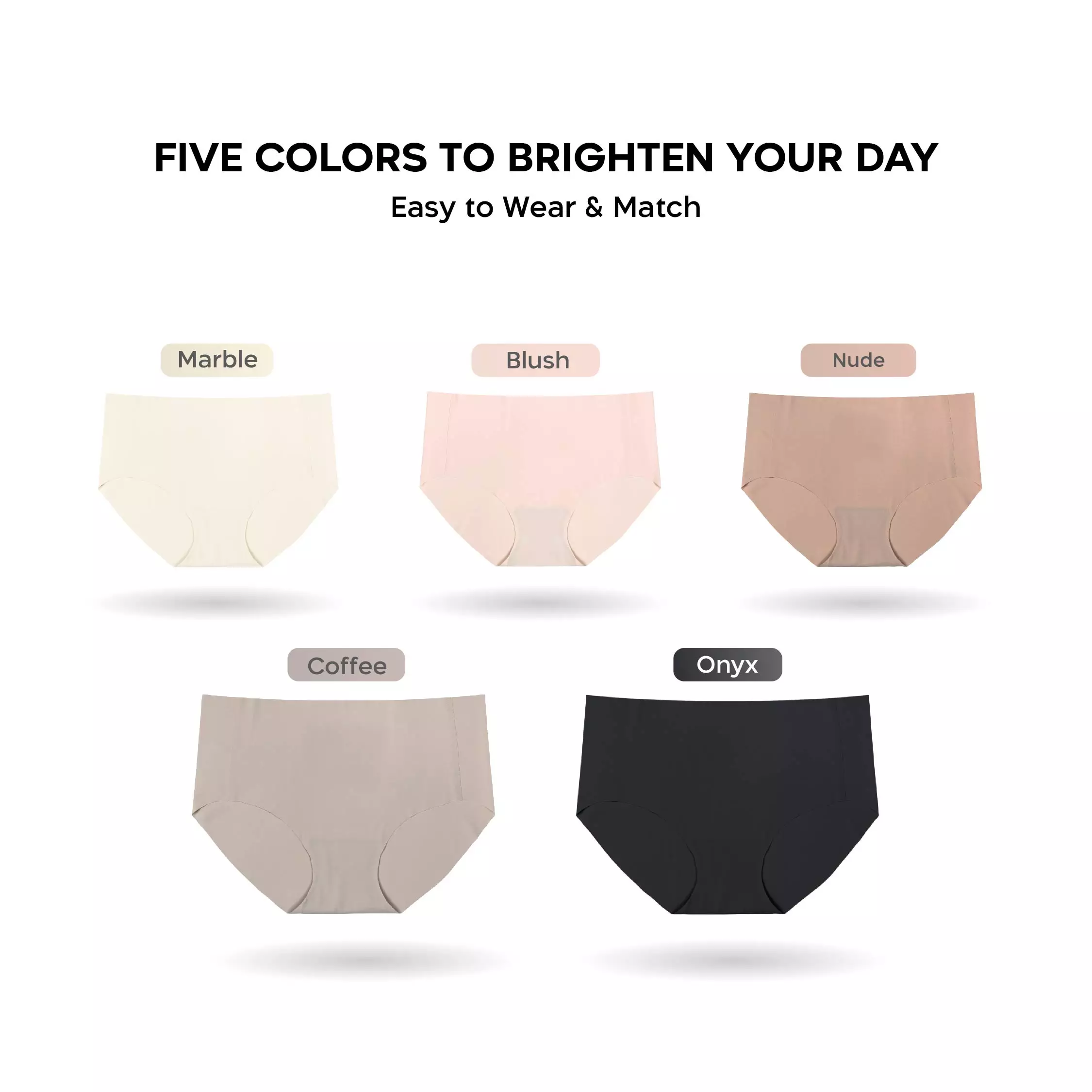 Nathalie Ice Silk Midi Briefs 1 pcs NTC 3437 - Coffee