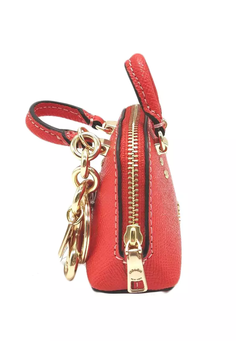 Coach Coach Mini Katy Satchel Bag Charm Miami Red 2024 Buy