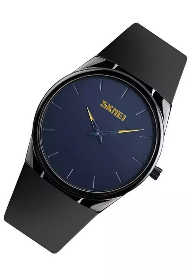 Jam Tangan Casual Analog Pria Waterproof Strap Tali Material Rubber OO19 ORIGINAL