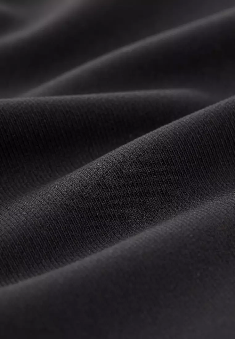 Black A-Line Single-Piece Skirt