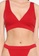 Public Desire red High Apex Fixed Ribbed Bikini Top 2EE4AUS583D058GS_3