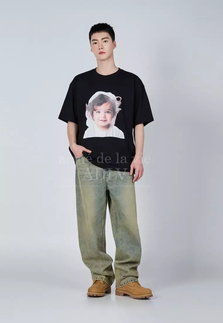 Tシャツ・カットソー ACME DE LA VIE BABY FACE WAVE HAIR SHORT SLEEVE 4BUK078 ACME DE LA VIE BABY FACE WAVE HAIR SHORT SLEEVE 4BUK078