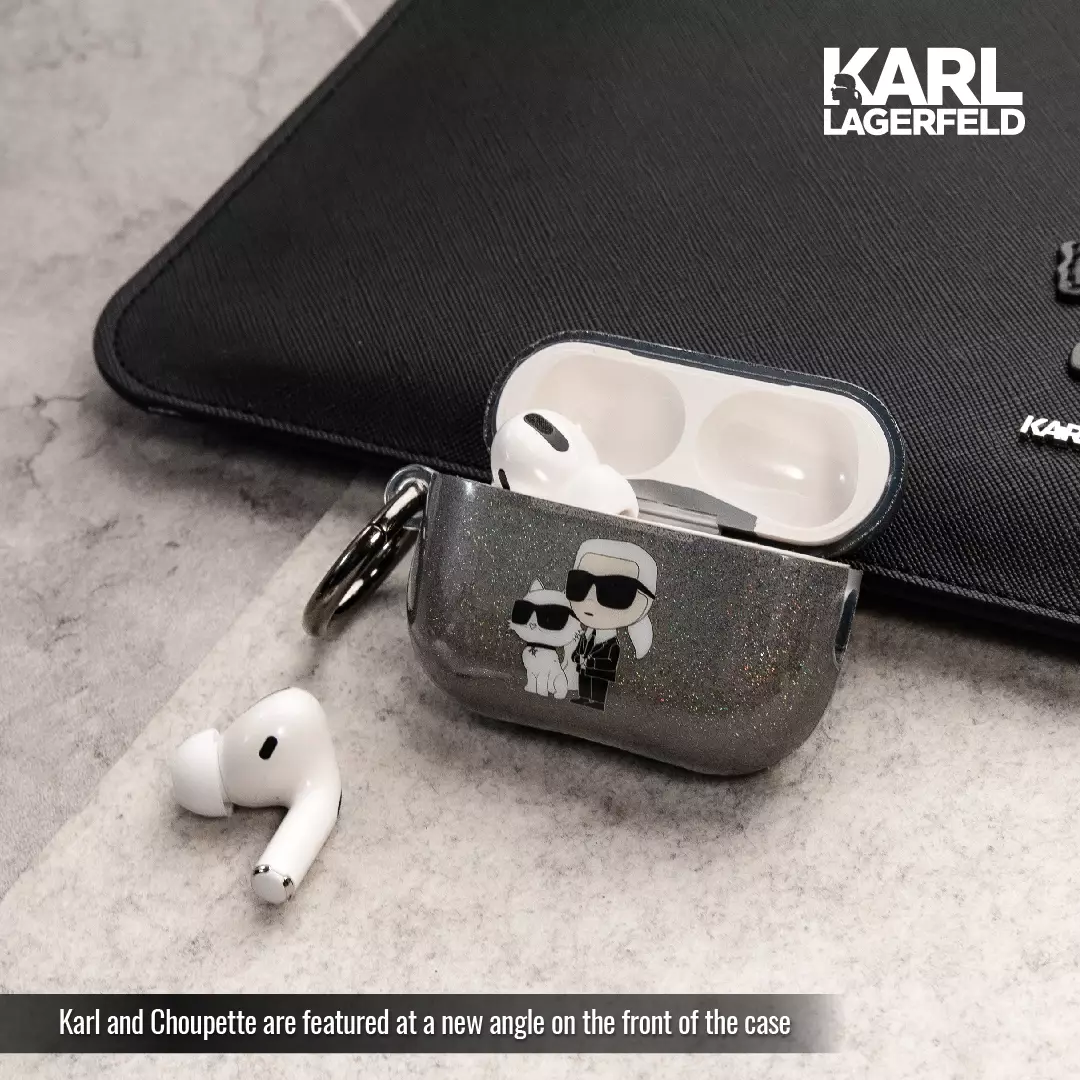 Jual KARL LAGERFELD Case Airpods Pro Gen2 Karl Lagerfeld TPU Glitter ...