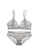 W.Excellence grey Premium Gray Lace Lingerie Set (Bra and Underwear) 6FFFAUS72CA63DGS_1