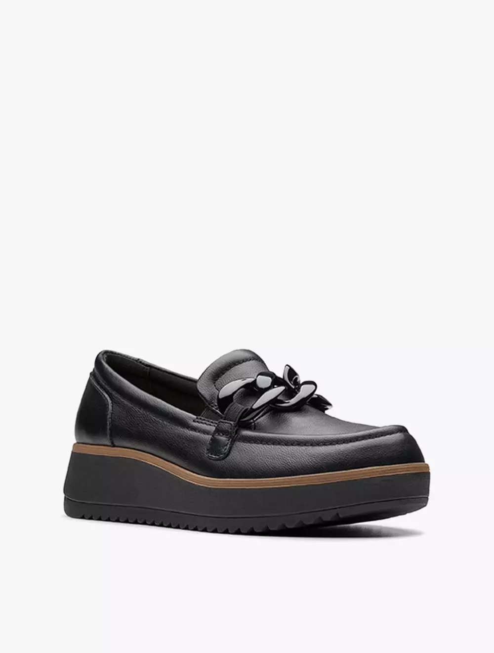 Clarks Zylah May Black Leather