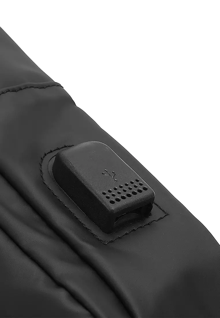 Men's Chest Bag / Sling Bag / Crossbody Bag - Black